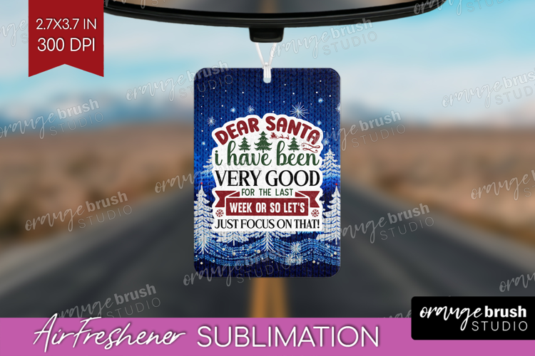 Sarcastic Christmas Quote Air Freshener PNG - Knitted PNG