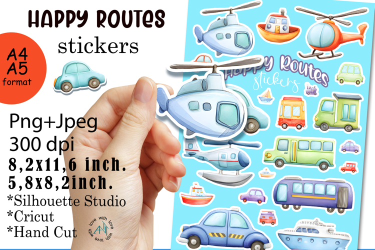 Baby Transport Stickers |Stickers PNG|JPEG