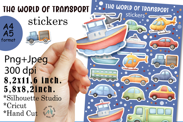 Baby Transport Stickers |Stickers PNG|JPEG
