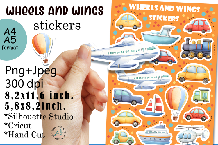 Baby Transport Stickers |Stickers PNG|JPEG