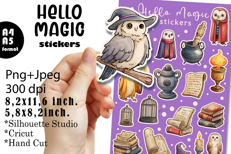 Stickers for Magic |Stickers PNG|JPEG