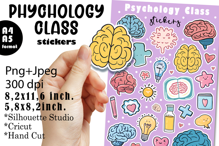 Stickers for Psychology Teacher |Stickers PNG|JPEG