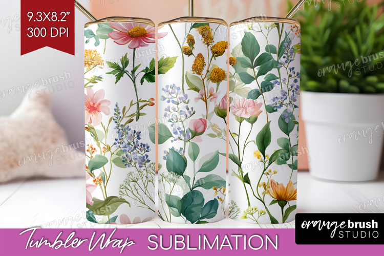 Watercolor Flowers Png Image 19