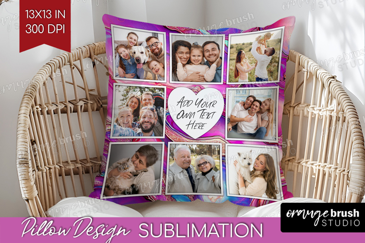 Pearl Photo Pillow PNG - Pearl Texture Picture Frame Pillow