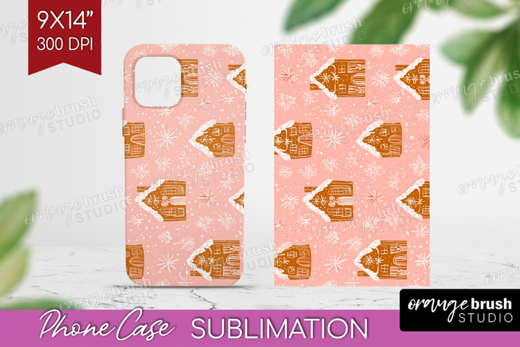 Pink Christmas Phone Case PNG - Coquette Xmas Case PNG