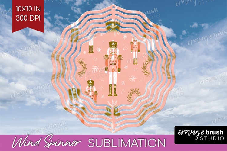 Pink Christmas Wind Spinner Sublimation PNG - Coquette Xmas