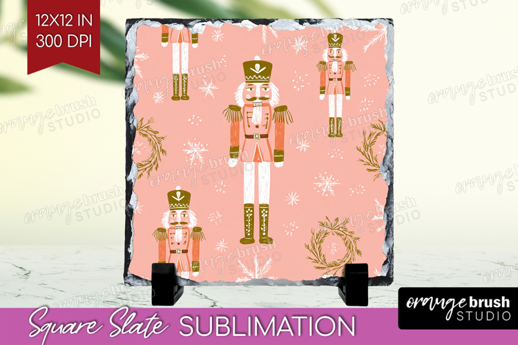 Pink Christmas Slate PNG - Coquette Xmas Square Slate