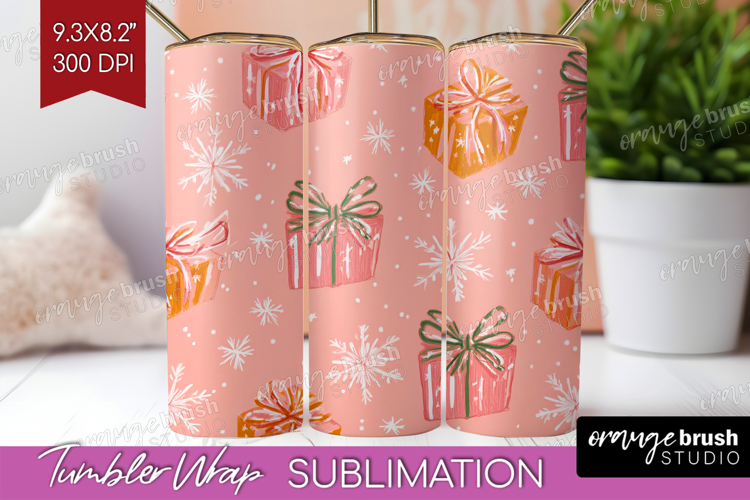 Christmas Tumbler Wrap