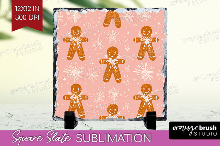 Pink Christmas Slate PNG - Coquette Xmas Square Slate