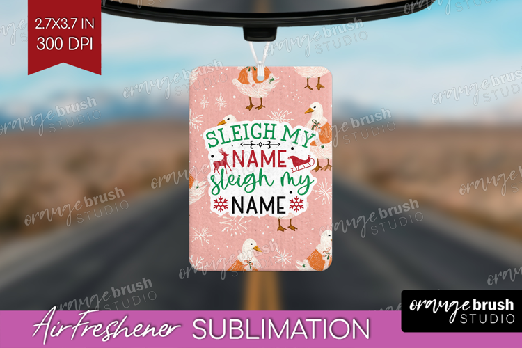 Funny Christmas Quote Air Freshener PNG - Pink Xmas PNG