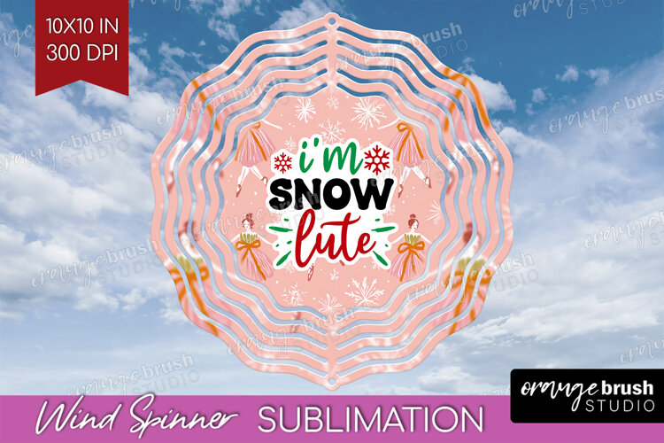 Funny Christmas Quote Wind Spinner Sublimation PNG - Pink example image 1