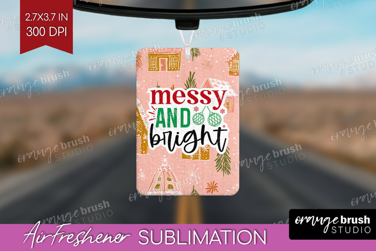 Funny Christmas Quote Air Freshener PNG - Pink Xmas PNG