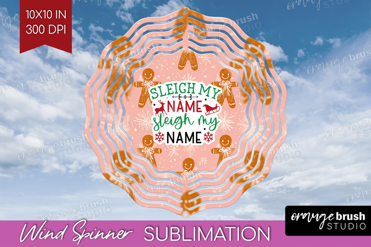Funny Christmas Quote Wind Spinner Sublimation PNG - Pink