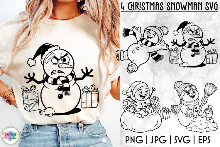 Funny Reindeer SVG, Cute Christmas Reindeer Clipart