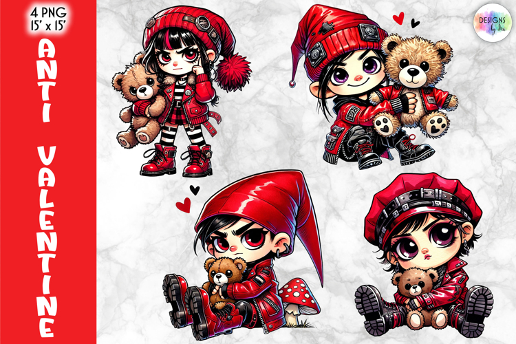 Valentine Gnome Clipart Image 9