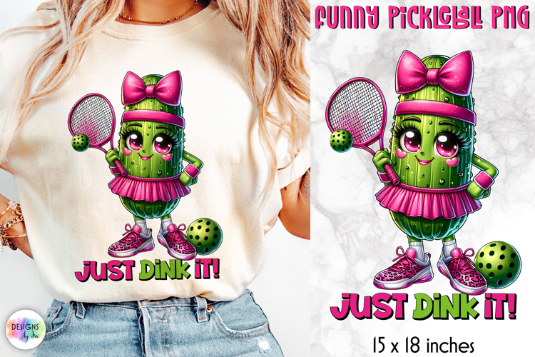 Cute Pickleball Sublimation, Funny Pickleball PNG