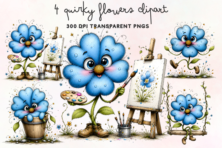 Cute Flowers Clipart Image 19