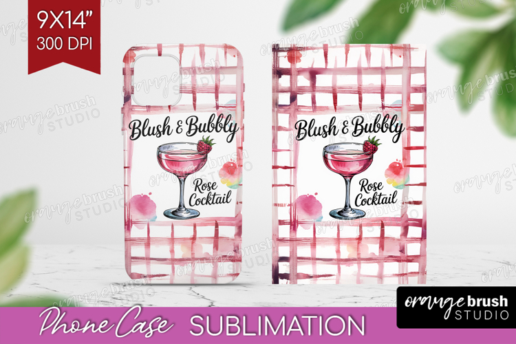 Rose Cocktail Cocktail Phone Case PNG Summer Drink Case PNG