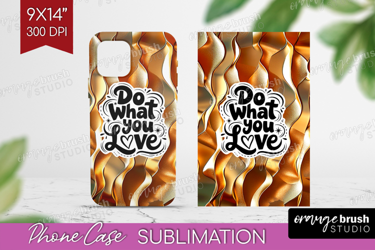 Inspirational Quote Phone Case PNG - Rose Gold Case PNG