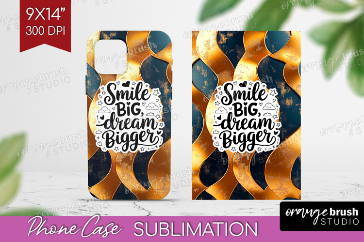 Inspirational Quote Phone Case PNG - Rose Gold Case PNG