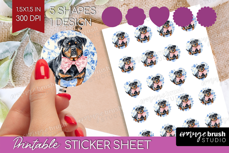 Rottweiler Clipart Image 6