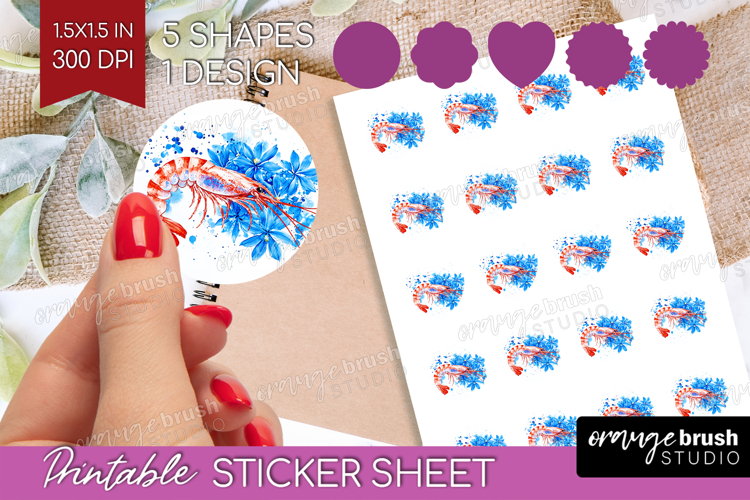 Shrimp Clipart Image 17