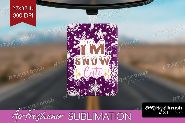 Funny Christmas Quote Air Freshener PNG - Snowflakes PNG