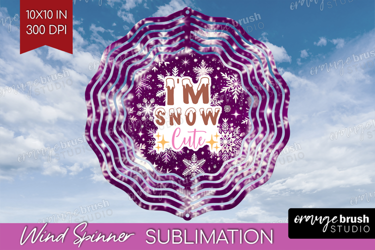 Funny Christmas Quote Wind Spinner Sublimation PNG - Round