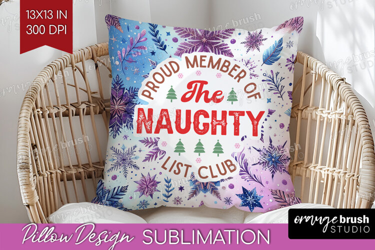 Funny Christmas Quote Pillow Sublimation - Snowflakes Pillow example image 1