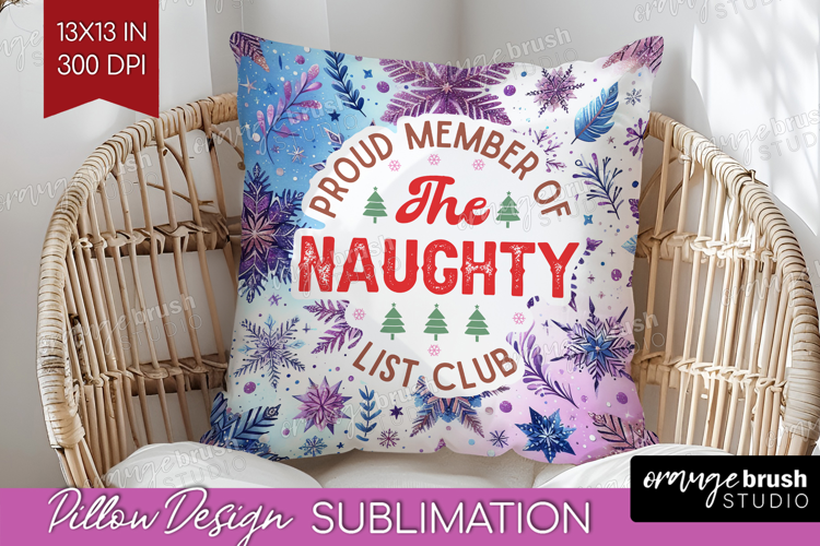 Funny Christmas Quote Pillow Sublimation - Snowflakes Pillow