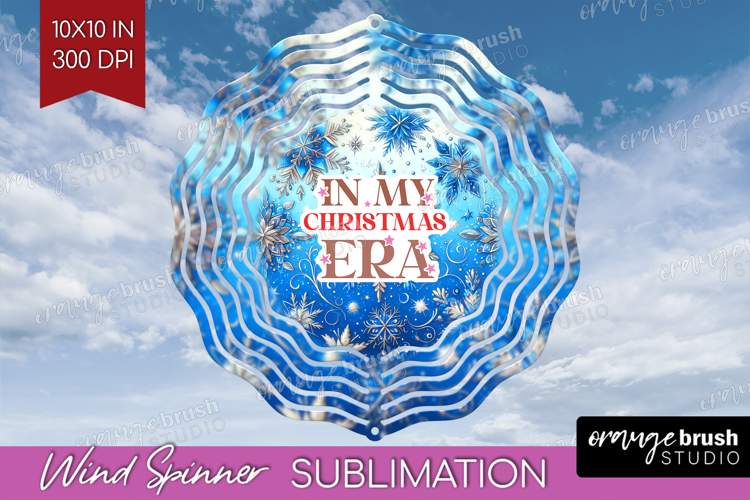 Funny Christmas Quote Wind Spinner Sublimation PNG - Round