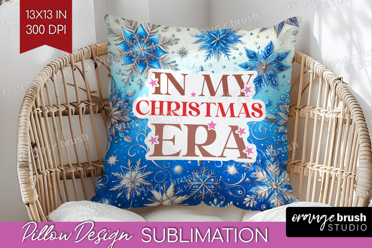 Funny Christmas Quote Pillow Sublimation - Snowflakes Pillow