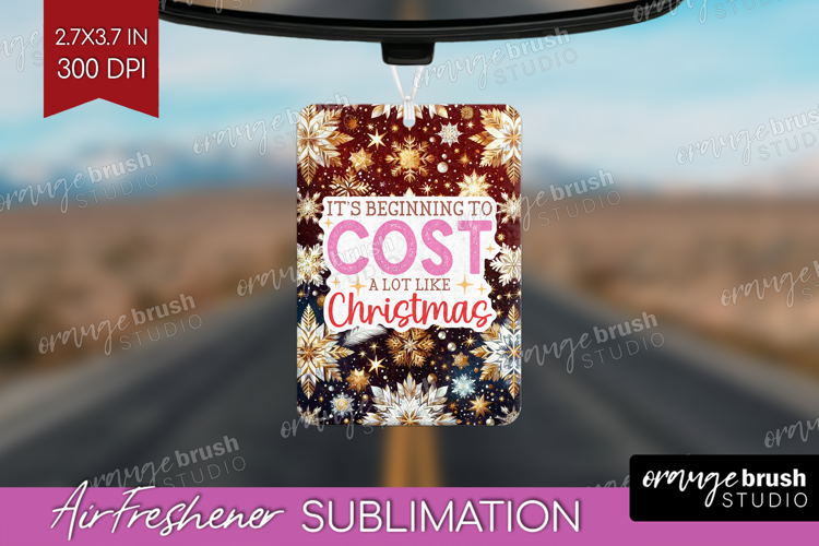 Funny Christmas Quote Air Freshener PNG - Snowflakes PNG