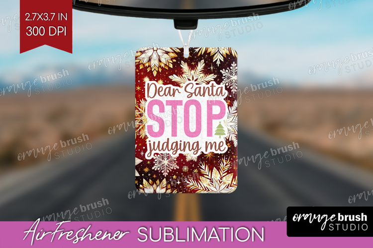 Funny Christmas Quote Air Freshener PNG - Snowflakes PNG