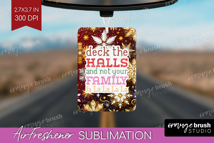 Funny Christmas Quote Air Freshener PNG - Snowflakes PNG
