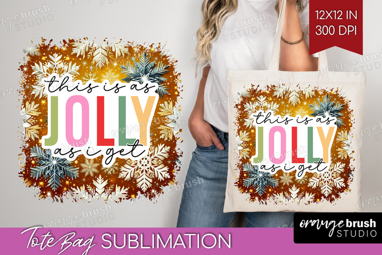 Funny Christmas Quote Tote Bag - Snowflakes Tote Bag PNG