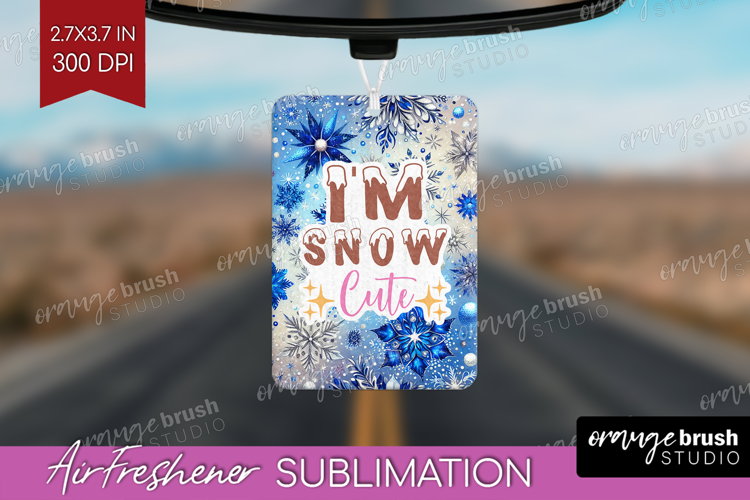 Funny Christmas Quote Air Freshener PNG - Snowflakes PNG