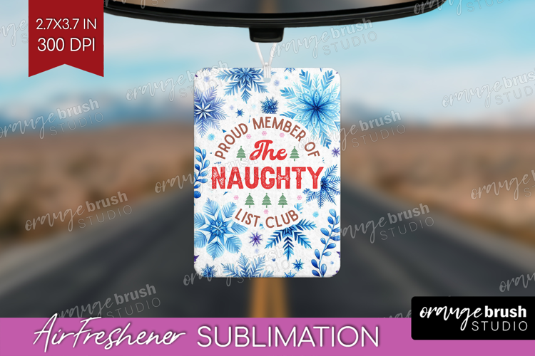Funny Christmas Quote Air Freshener PNG - Snowflakes PNG