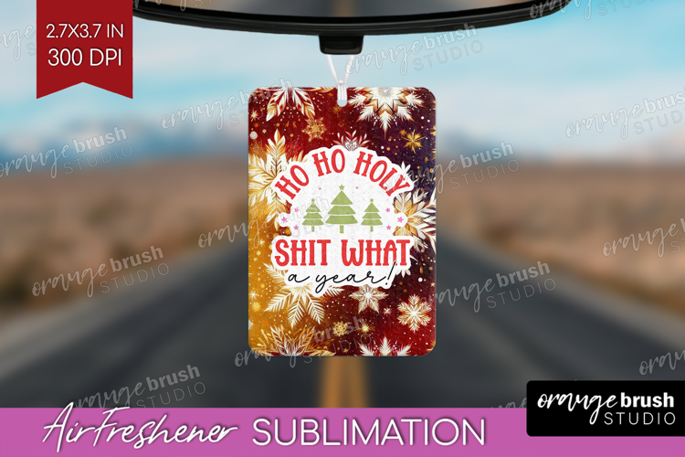 Funny Christmas Quote Air Freshener PNG - Snowflakes PNG