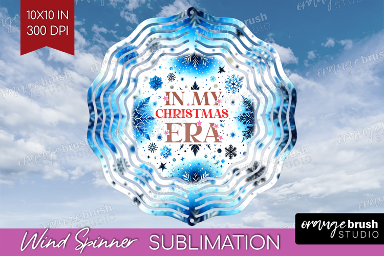 Funny Christmas Quote Wind Spinner Sublimation PNG - Round