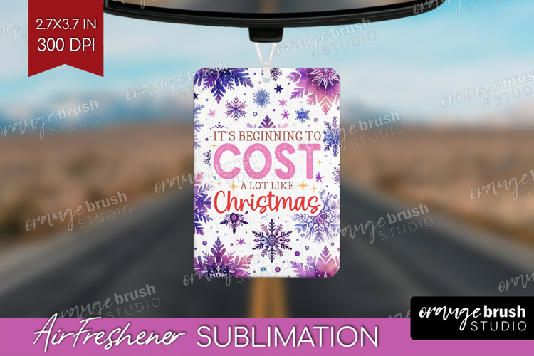 Funny Christmas Quote Air Freshener PNG - Snowflakes PNG