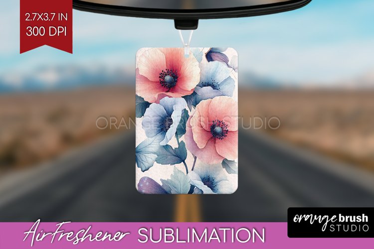 Spring Blossom Air Freshener PNG - Flowers PNG Sublimation