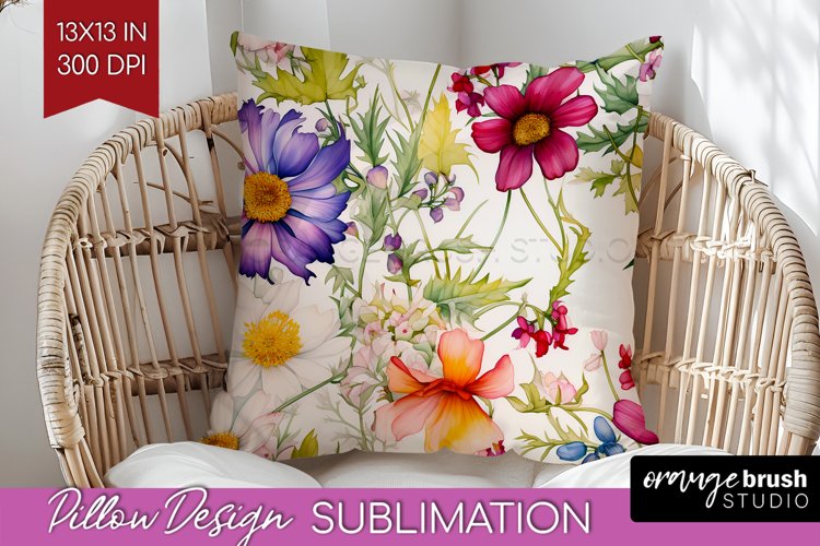 Watercolor Flowers Png Image 24