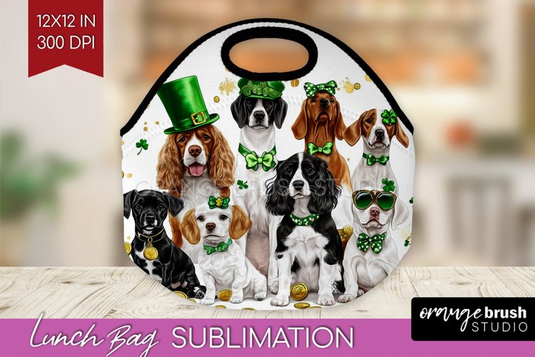 St. Patricks Day Lunch Bag - Cute Animals Lunch Bug PNG