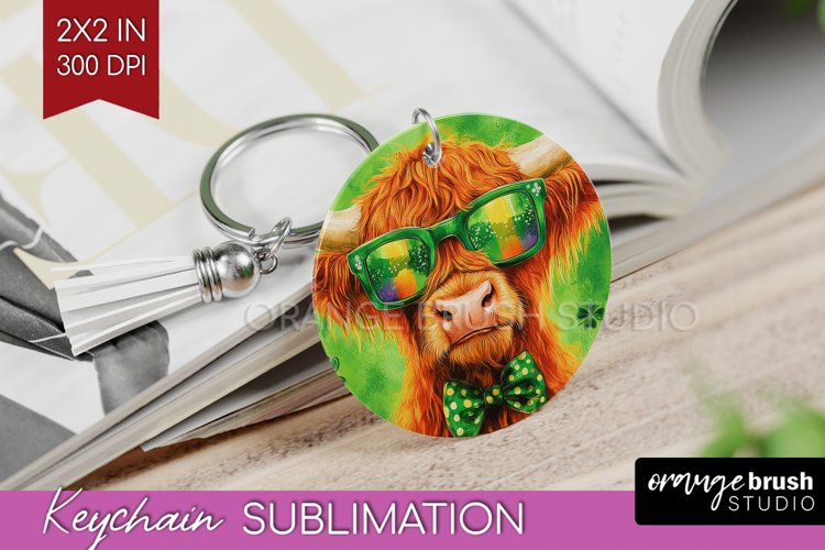St. Patricks Day Keychain PNG - Cute Animals Keychain