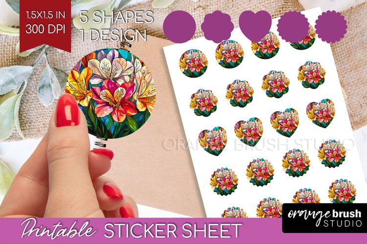 Stained Glass Printable Image 11