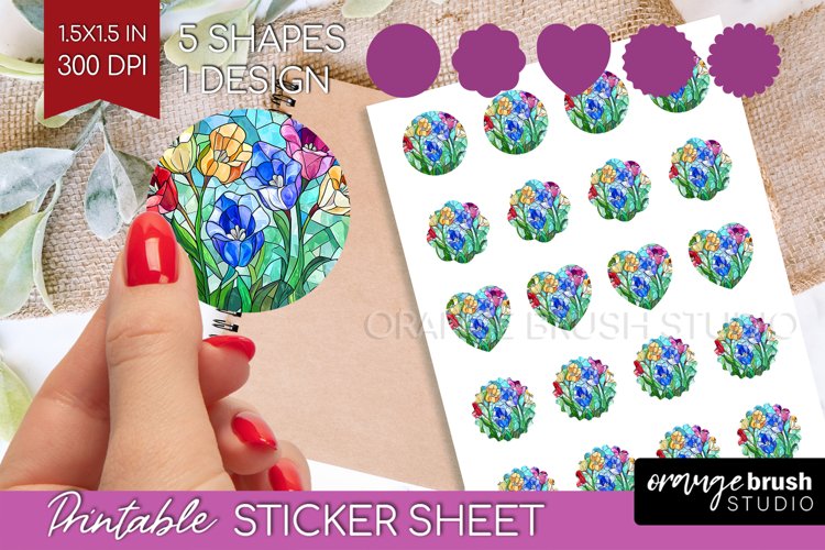 Stained Glass Printable Image 6