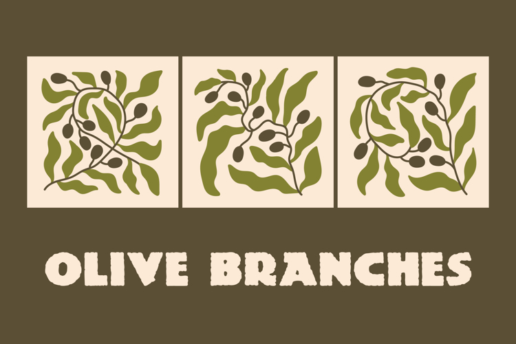 Matisse Olive Branches PNG Art