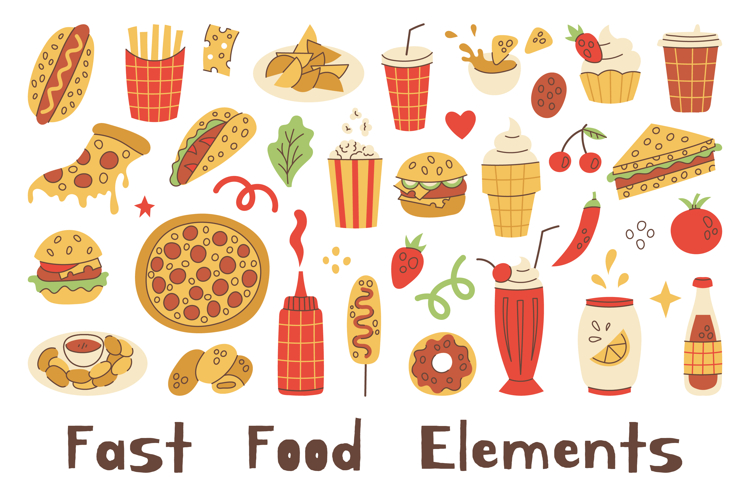Junk Food Clipart