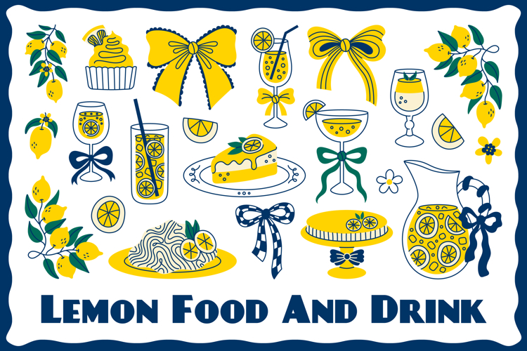Lemon Food And Drink Doodles PNG Clipart